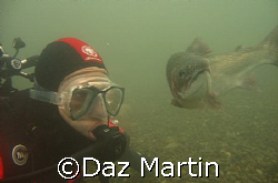 A trout posing for this shot Capernwray 2007 by Daz Martin 
